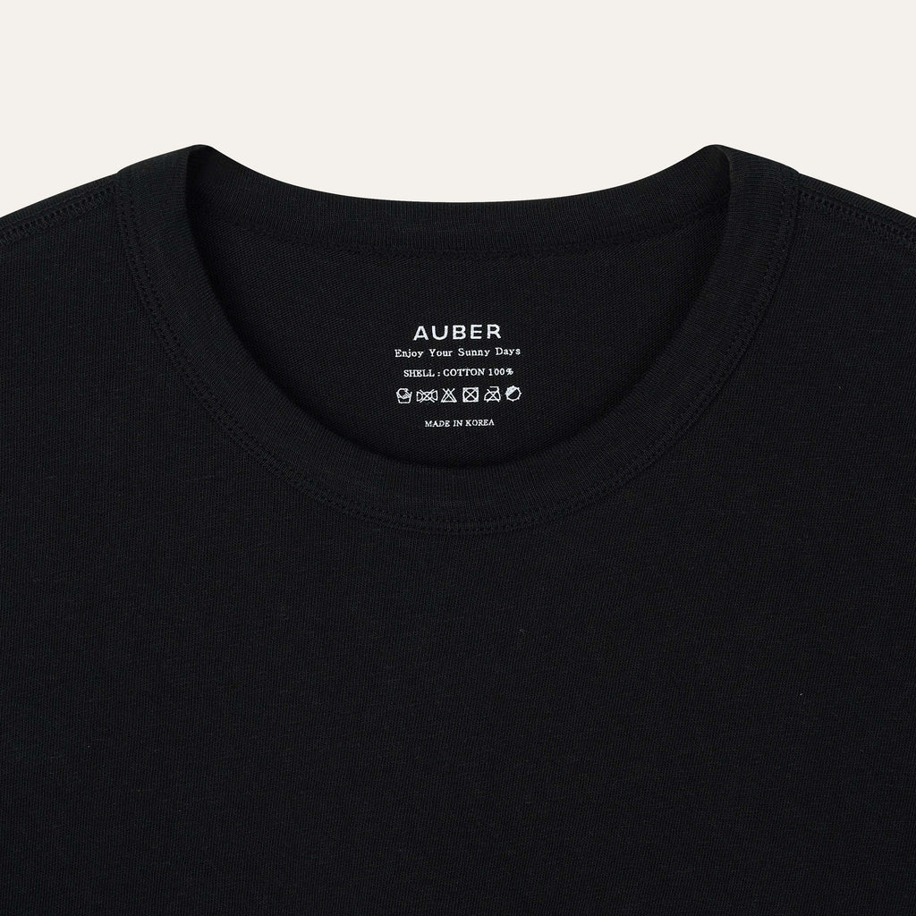 AUBER Soft Stitch Short Sleeve - Black