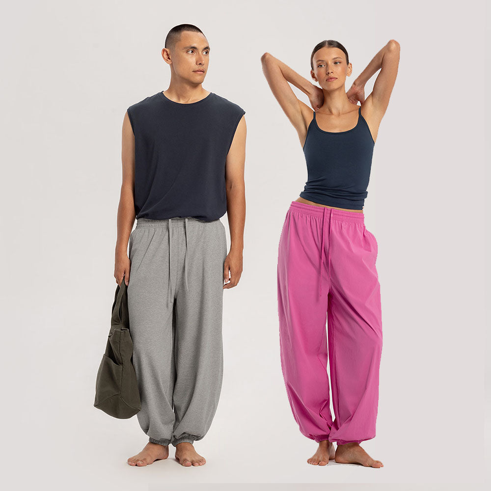BUDHI MUDRA BUDHI MUDRA Diagonal Jogger Pants Unisex