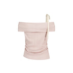 ILLIGO Flow off-shoulder top pink