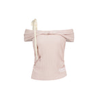 ILLIGO Flow off-shoulder top pink