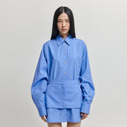 EENK EENK Shirt with Skirt Belt - Blue