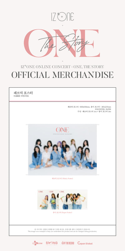 IZ*ONE - 12 Fabric Poster / 2021 ONE, THE STORY