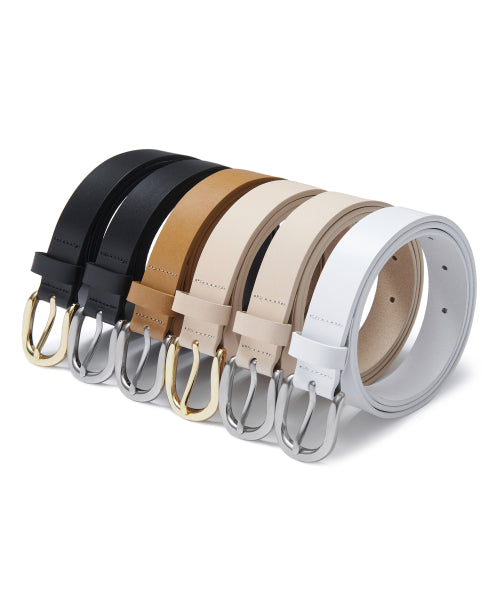 MUSINSA STANDARD WOMAN MUSINSA STANDARD WOMAN Women's Basic Italian Leather Belt 23mm