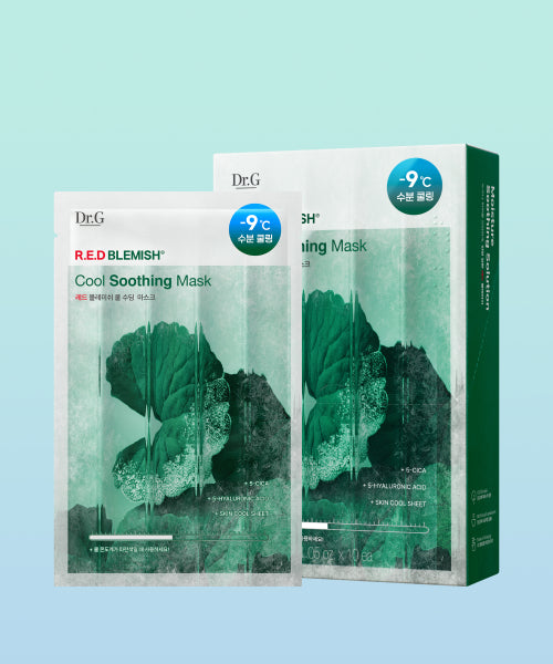 DR.G DR.G Red Blemish Cool Soothing Mask 10 sheets