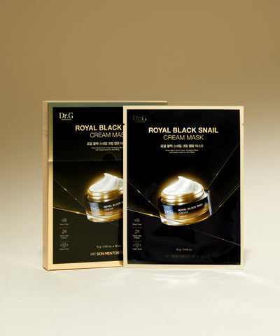 DR.G Royal Black Snail Cream Mask 10 sheets
