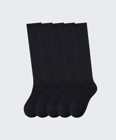 MUSINSA STANDARD WOMAN Knee High Socks 5 Pack