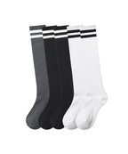 MUSINSA STANDARD WOMAN MUSINSA STANDARD WOMAN Skate Knee High Socks 5 Pack