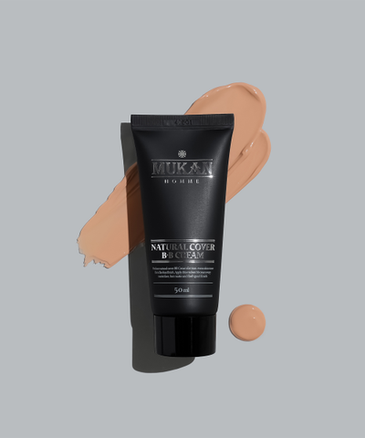 MUKAN Men's Makeup BB Cream Natural Cover No. 25 50ml