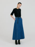 EENK ZANN Back-Button Top - Black