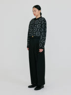 EENK ZOVAN Tapered Pocket Pants - Black