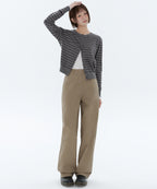 MUSINSA STANDARD WOMAN MUSINSA STANDARD WOMAN Women's Wide Chino Pants Beige