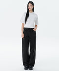 MUSINSA STANDARD WOMAN MUSINSA STANDARD WOMAN Women's Wide Denim Pants (Washed Black)