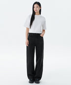 MUSINSA STANDARD WOMAN MUSINSA STANDARD WOMAN Women's Wide Denim Pants (Washed Black)