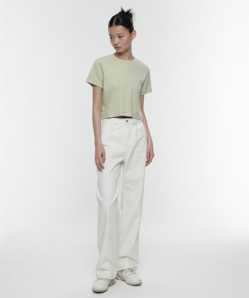 MUSINSA STANDARD WOMAN MUSINSA STANDARD WOMAN Women's Wide Denim Pants Cream