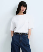 MUSINSA STANDARD WOMAN MUSINSA STANDARD WOMAN T-Shirt Relaxed Fit [White]
