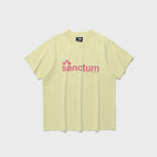 NICEGHOSTCLUB SANCTUM LOGO TEE_YELLOW GREEN(NG2GMFT506A)