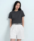 MUSINSA STANDARD WOMAN MUSINSA STANDARD WOMAN T-Shirt Dark Gray