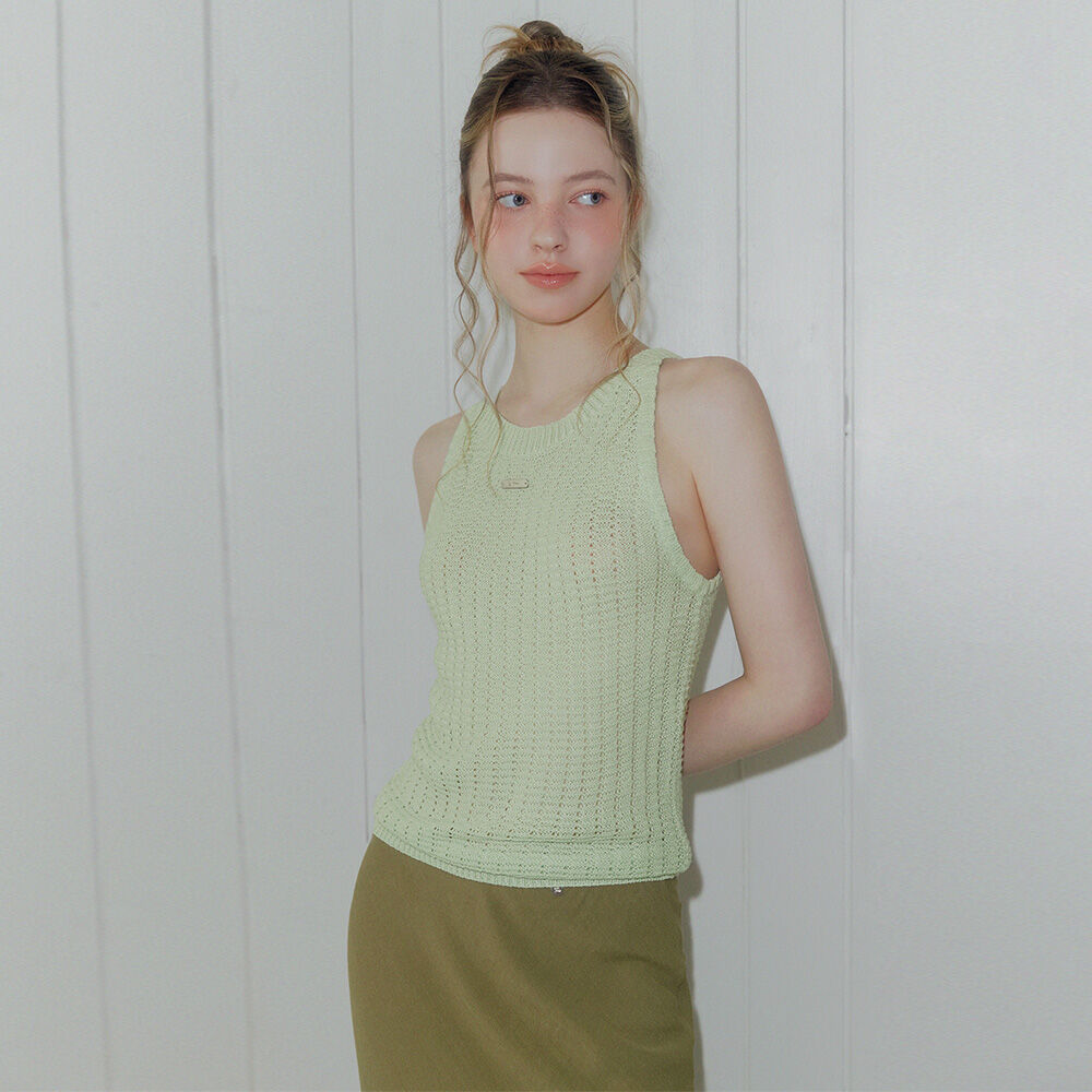 TWEE App halterneck knit sleeveless