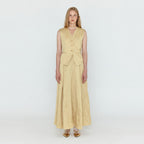 EENK EENK WICOLE Flared Maxi Skirt - Beige