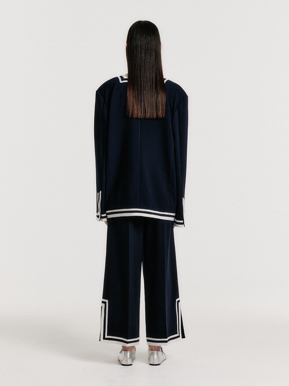 EENK EENK YINTANA Contrast Jacket - Navy