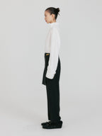 EENK ZEDIA Scarf Layered Pants - Black