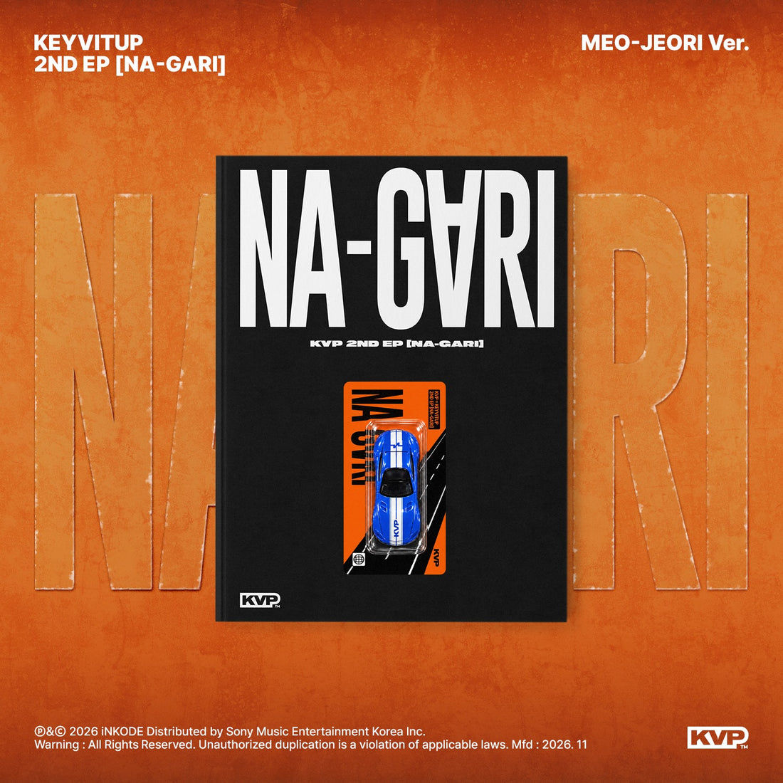 KEYVITUP - 2ND EP [NA-GARI] (MEO-JEORI Ver.)