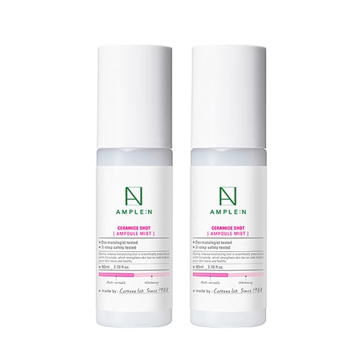 AMPLEN Ceramide Shot Ampoule Mist 80ml Duo (2 units)