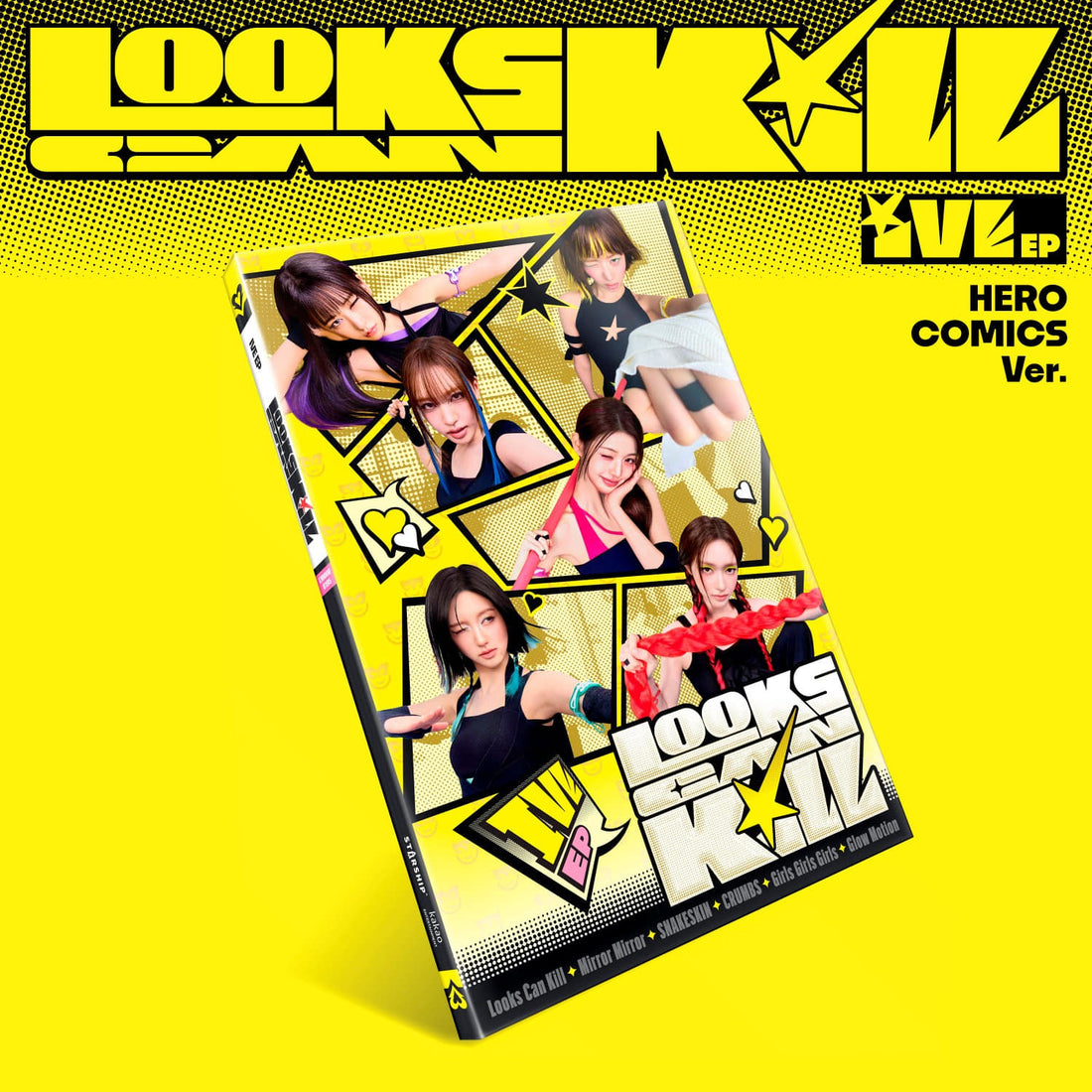 IVE - EP [Looks Can Kill] (HERO COMICS ver.)