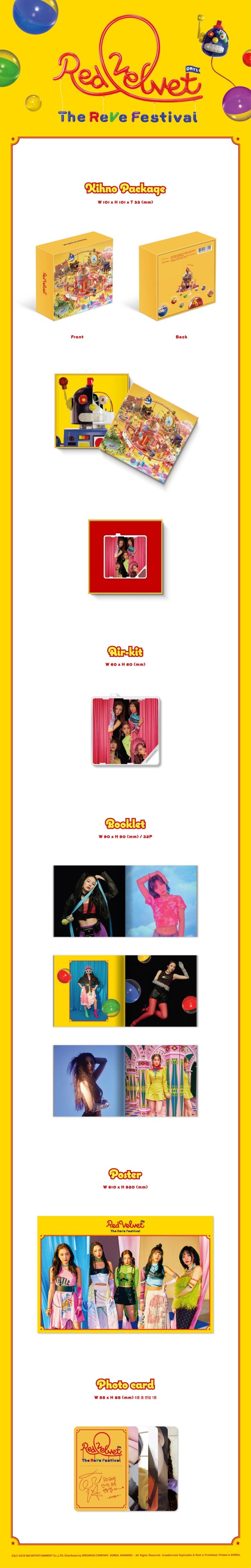 [KiHNO Album] RED VELVET - Mini Album [THE REVE FESTIVAL - DAY 1] detail 2