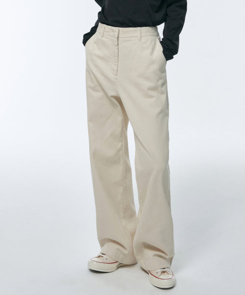 MUSINSA STANDARD WOMAN MUSINSA STANDARD WOMAN Women's Wide Corduroy Pants Cream