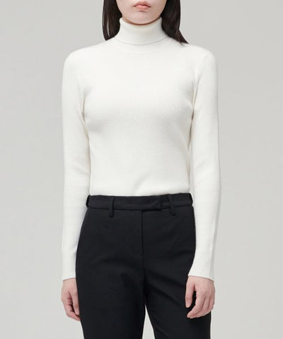 MUSINSA STANDARD WOMAN Women's Ribbed Slim Turtleneck Knit [Size M]