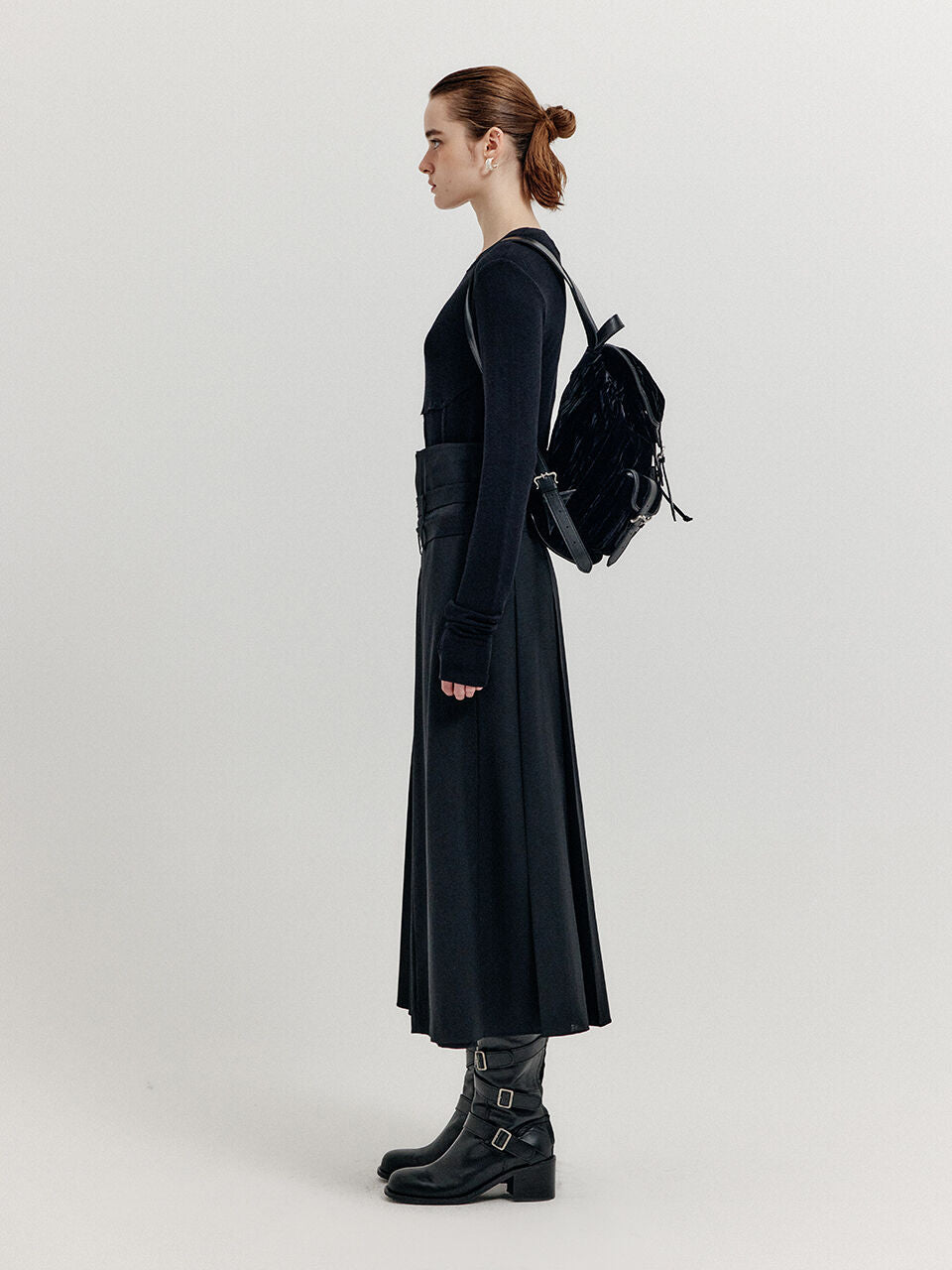 EENK EENK XIOND Double-Belt Wrap Pants - Black