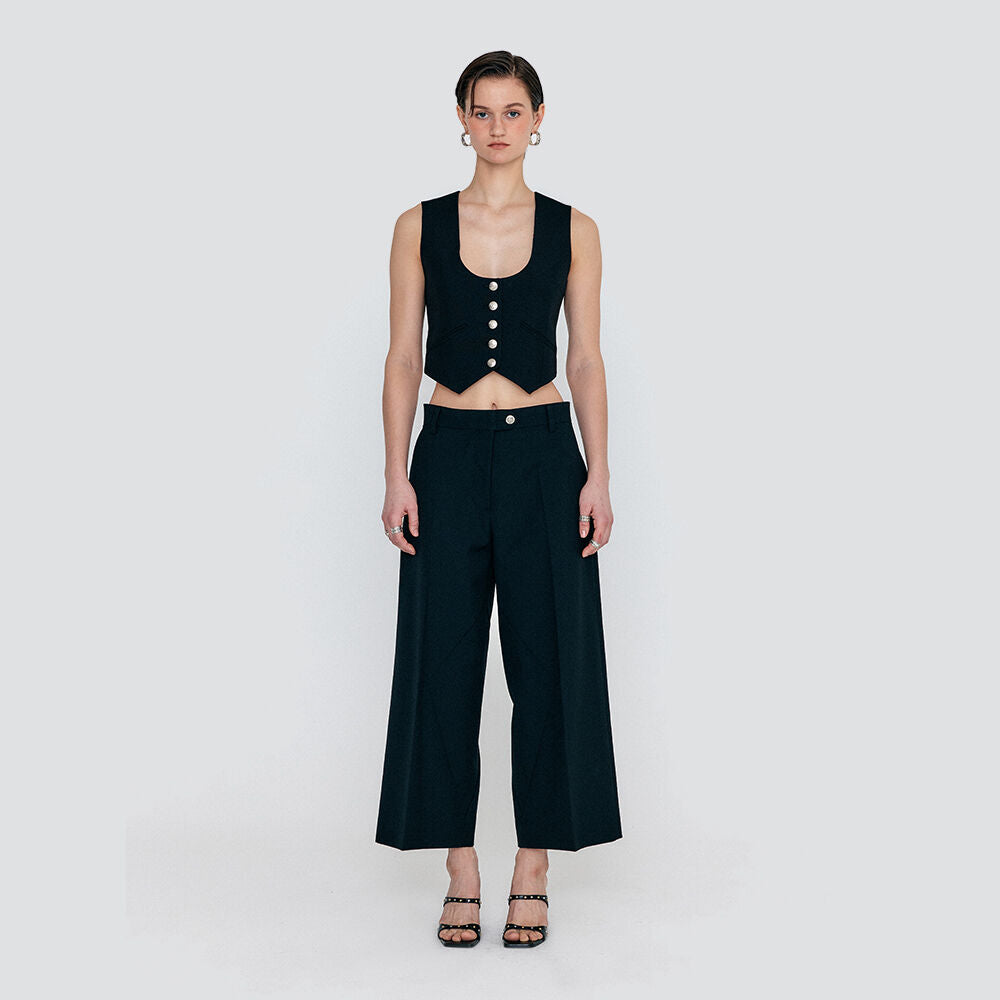 EENK EENK WEMMA Ankle-Length Pants - Black