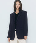 MUSINSA STANDARD WOMAN MUSINSA STANDARD WOMAN Women's Oversized Blazer [Navy]