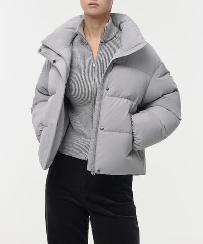 MUSINSA STANDARD WOMAN Padded Jacket light gray