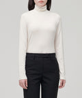 MUSINSA STANDARD WOMAN MUSINSA STANDARD WOMAN T-Shirt Slim Turtleneck [Cream]