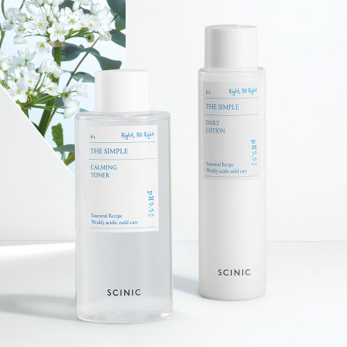 SCINIC SCINIC The Simple Lotion + Large Capacity Toner 145ml/300ml