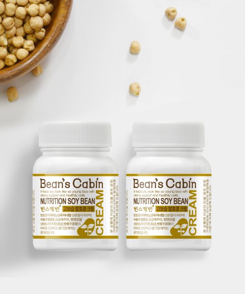 BEANSCABIN Highly moisturizing fermented soybean cream 2-piece set