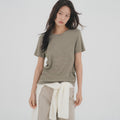 TILLIDIE TFL 02 STRIPE RHYTHM TEE [TISU08TS11]_Green