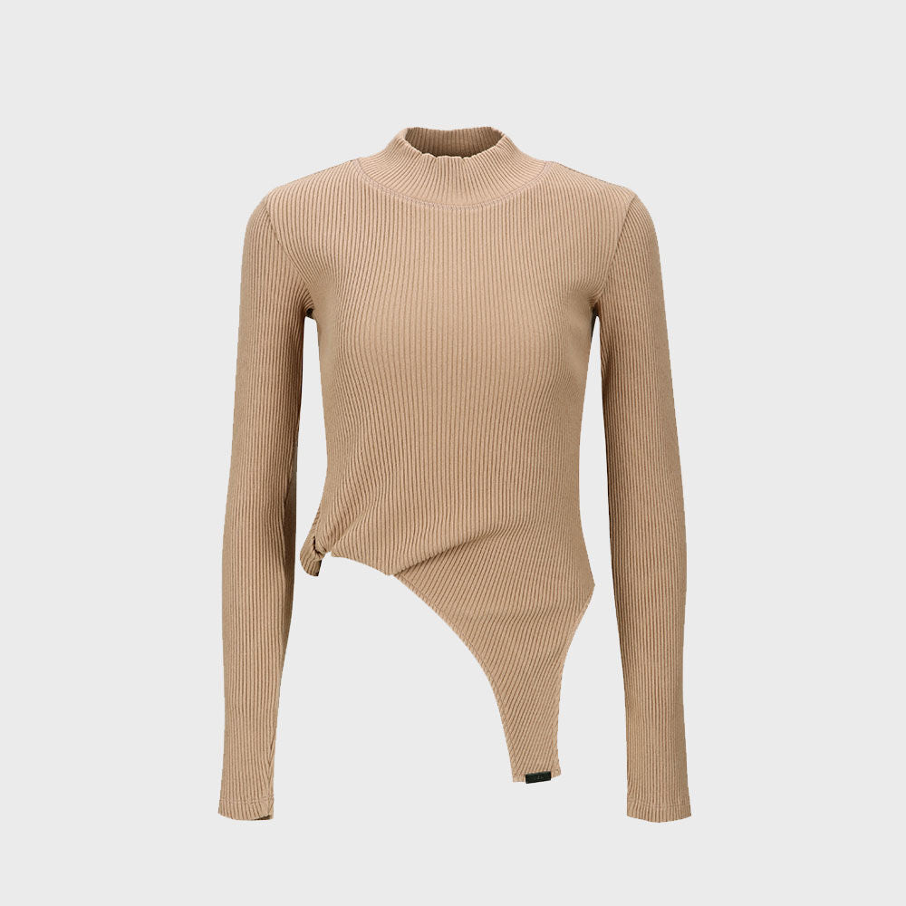 YCH ASYMMETRIC TOP BEIGE (W23TO905BE)