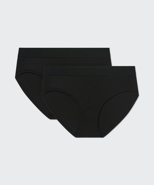 MUSINSA STANDARD WOMAN MUSINSA STANDARD WOMAN Women's Cotton Panties 2 Pack [Black]