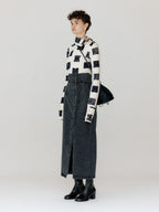 EENK EENK VEROSA Turtleneck Top - Ivory/Black