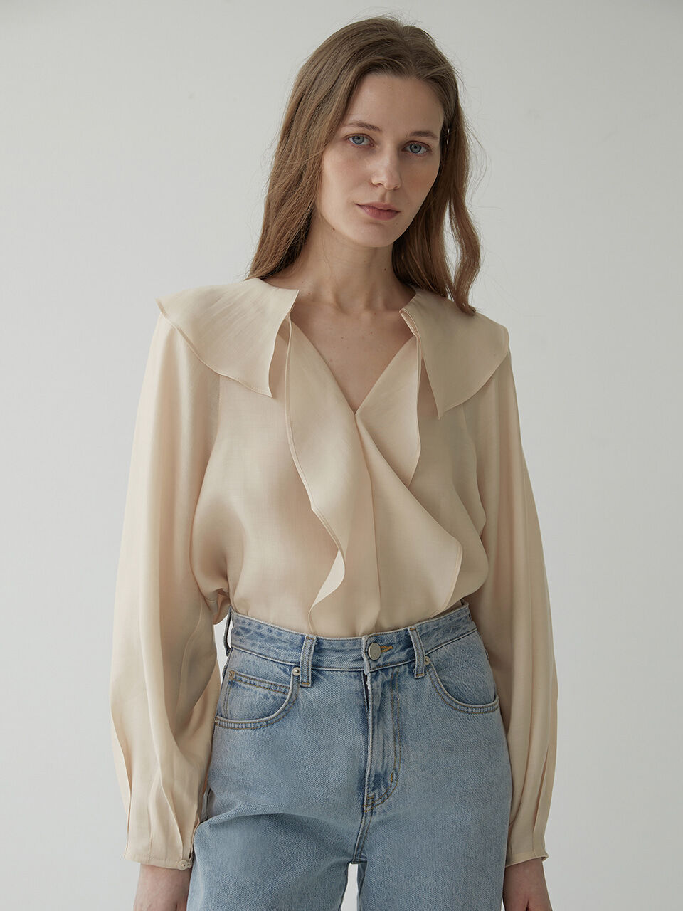MOMET Liaf Blouse Peach