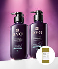RYO Jayangyunmo 9EX hair loss symptom professional care shampoo for sensitive scalp 400ml 2 packs
