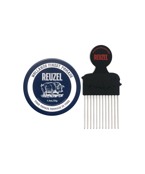 REUZEL Fiber pomade 35g + pomade-specific comb