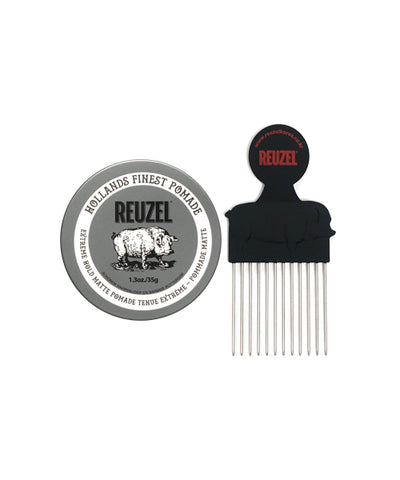 Extreme Hold Matte Pomade 35g + Pomade Comb