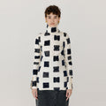 EENK EENK VEROSA Turtleneck Top - Ivory/Black
