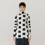 EENK EENK VEROSA Turtleneck Top - Ivory/Black