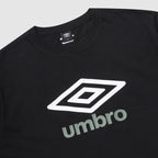 UMBRO Essential Big Logo Short Sleeve T-Shirt Black UR123CRS18