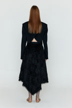 EENK EENK WOLIKA Asymmetric Hem Skirt - Black